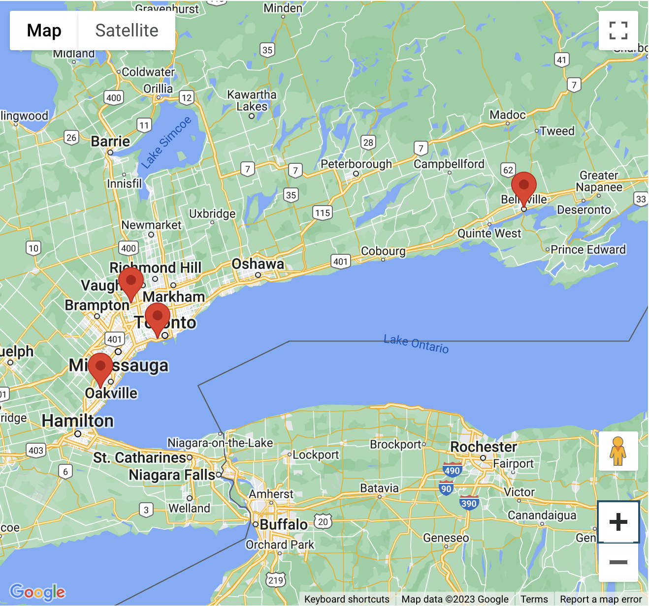 dentalhouse location map